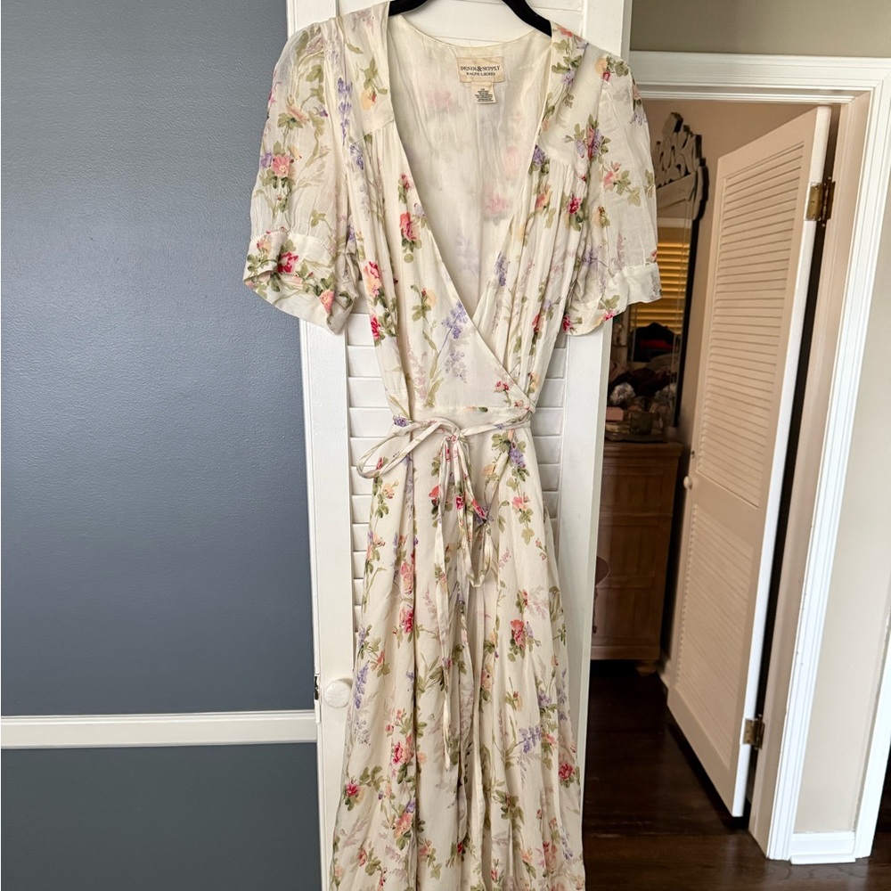 Ralph Lauren floral maxi wrap dress